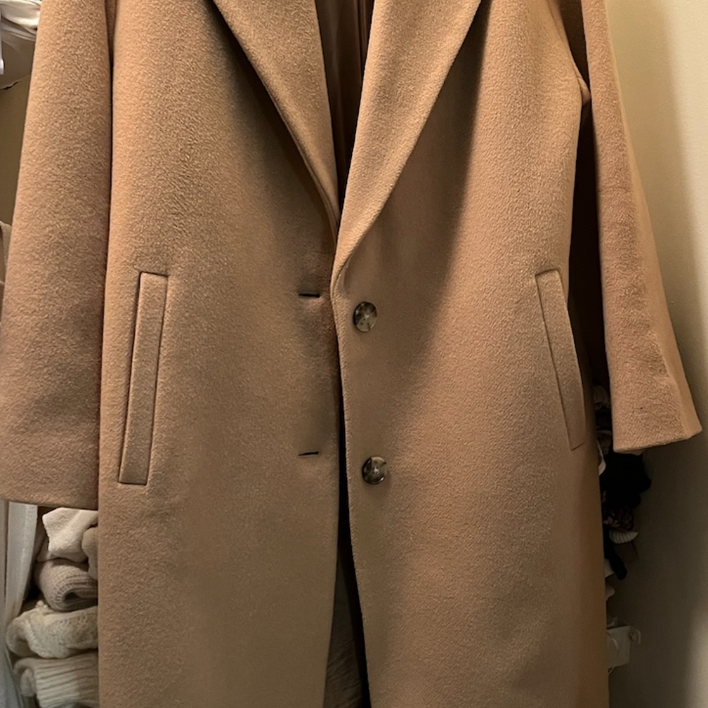 NEW! WILFRED THE NEW ONLY COAT  in Gold Camel Size S - Picture 3 of 5